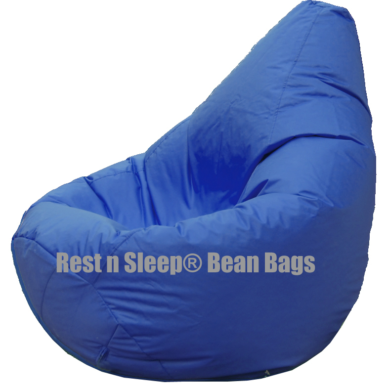 Rest N Sleep - Bean Bags Chair with Beans - Pear Shape - Royal Blue ... Rest N Sleep - Bean Bags Chair with Beans - Pear Shape - Royal Blue ...