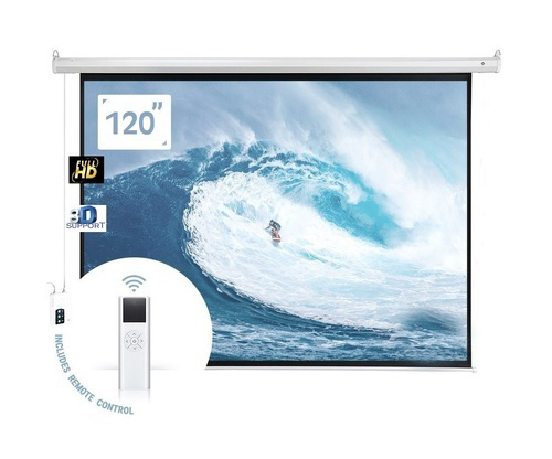 Buy Screen Technics Inch Diagonal Motorized Projector Screen Super