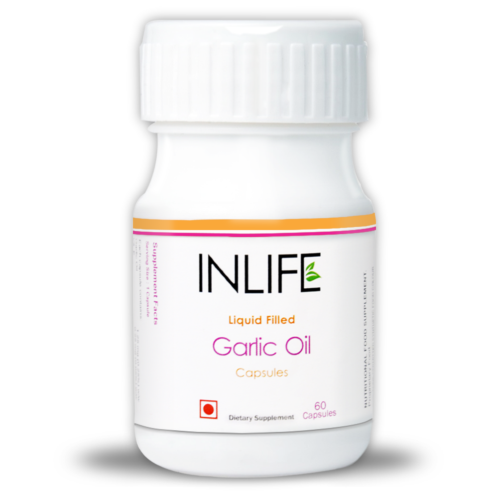 INLIFE Garlic Oil - 60 Liquid Filled Capsules