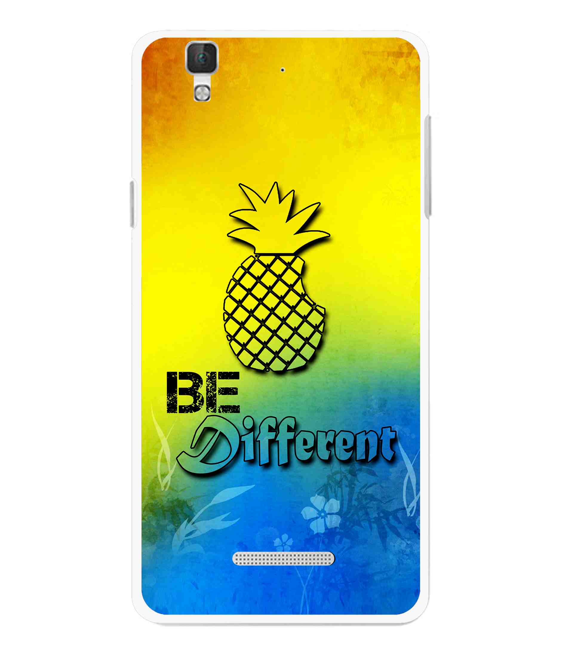 Buy Snooky Printed Be Different Mobile Back Cover For Micromax Yu