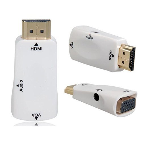 Buy Microware HDMI Male To VGA Female TV AV Converter Adapter White