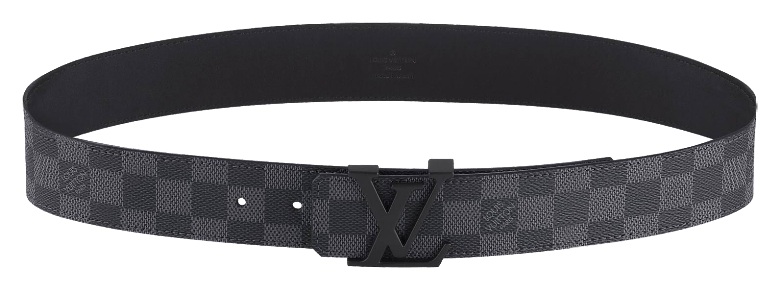 Louis Vuitton LV Initiales Damier Graphite Belt