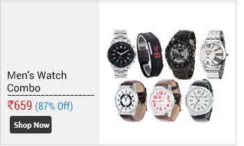 3 Metal Watches + 3 Leather Strap Watches + 1 LED Watch  