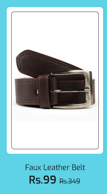 Faux Leather Belt