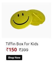 Smiley Lunch/Tiffin box for Kids  