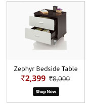 Zephyr Bedside Table  