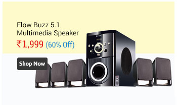 Flow Buzz Bluetooth 5.1 Multimedia Speaker Home Theater System  