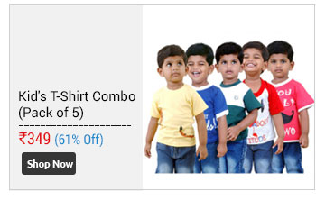 Boys Round neck T-Shirt Pack Of -5  