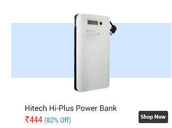 Hitech Hi-Plus H60 6000 mAh Power Bank(White_Black)
