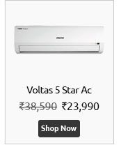 Voltas 155CY 1.2 Ton 5 Star Air Split Conditioner