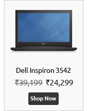 Dell Inspiron 3542 (4th Gen Ci3/ 4GB/ 1TB )