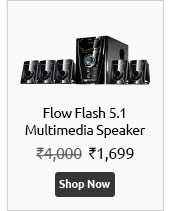 Flow Flash 5.1 Multimedia Speaker Home Theater System with FM