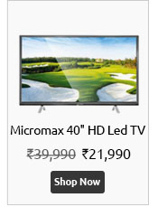 Micromax 40B5000 / 40BSD60FHD 101 cm (40) Full HD LED Television