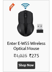 Enter E-W55 Wireless Optical Mouse (Black)  
