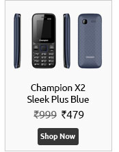 Champion X2 Sleek Plus Blue  