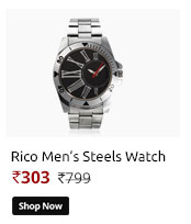 RICO SORDI Mens Silver steel Watch (RSMW_S28)  