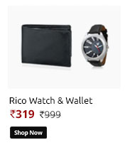 Rico Sordi Set of Mens Watch with Wallet RSD3_WW  