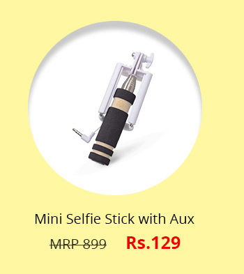 Mini Pocket Coloured  Selfie with Aux