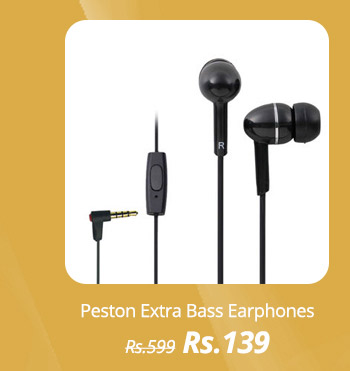 Peston Extra Bass Earphones