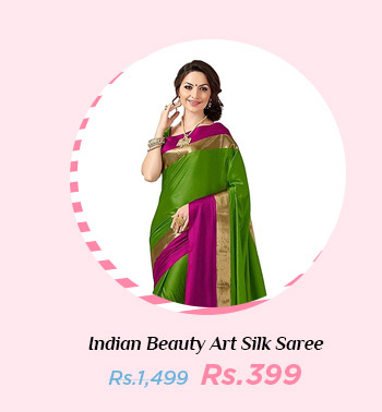 Indian Beauty Art Silk Saree