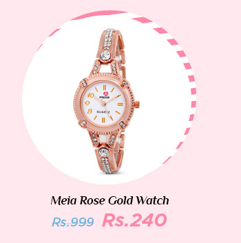 Meia Rose Gold Watch