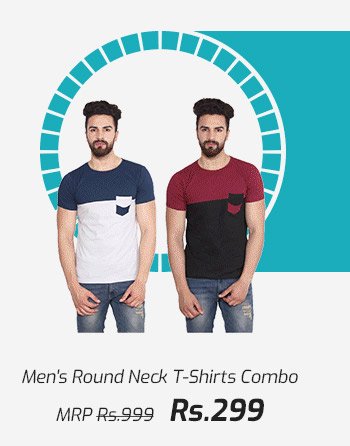 Men's Round Neck T-Shirts Combo