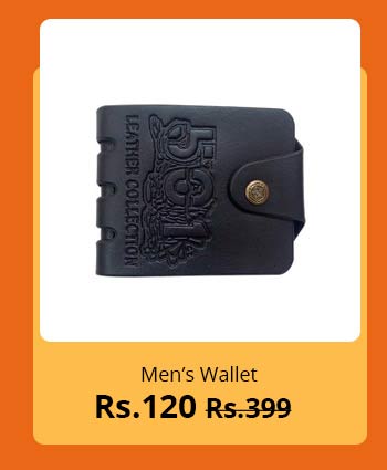 Unique Black Pu Wallet For Men (Pu-001) Unique Black Pu Wallet For Men (Pu-001)