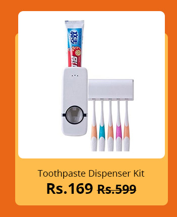 Automatic Toothpaste Dispenser And Tooth Brush Holder Set Automatic Toothpaste Dispenser And Tooth Brush Holder Set