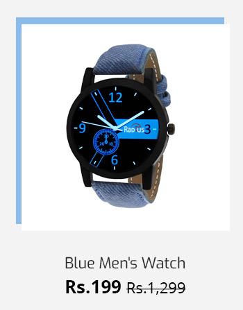 Blue Men's Watch