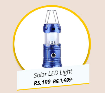 Solar LED Recharachable Light