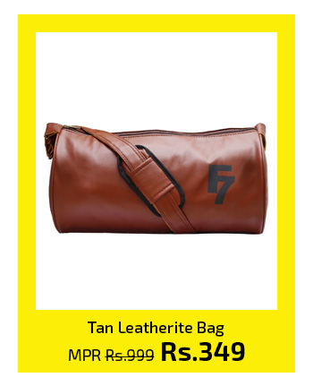 Tan Leatherite Bag