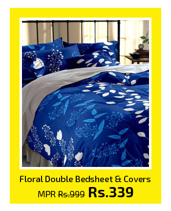 Floral Double Bedsheet & Covers