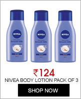 Nivea Smooth Milk body lotion 30ml - Pack of 3