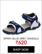 Sparx Blue Grey Sandals (SS-103)