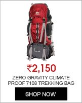 Zero Gravity Climate Proof 7108 Trekking Bag/Rucksacks 90L 34 Inches Maroon