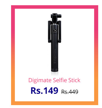  Digimate Metal Selfie Stick - Assorted Colour 