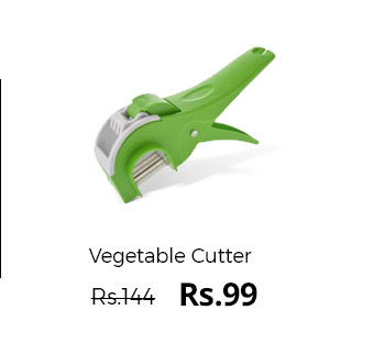  ANKUR Plastic Vegetable Cutter Regular, Green (No. of Pieces 1) 