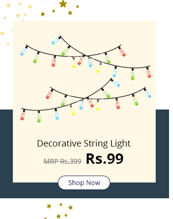  Decorative lights ot of 2 Assorted Colours 