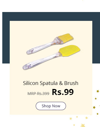  Silicon Spatula and Brush 