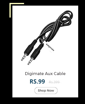 Digimate Aux Cable - Black
