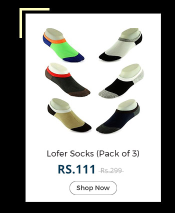 HW Pack of 3 Lofer Socks