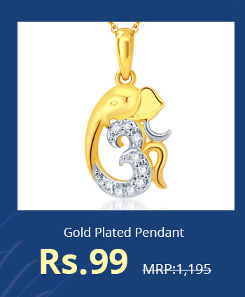 gold plated pendant