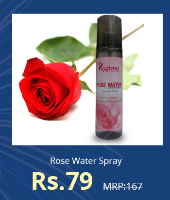 Rose water spray