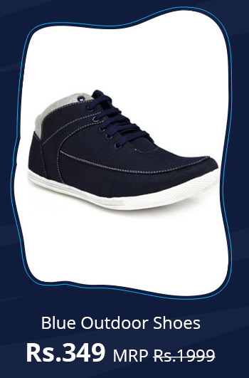 Blue Outdoor Shoes