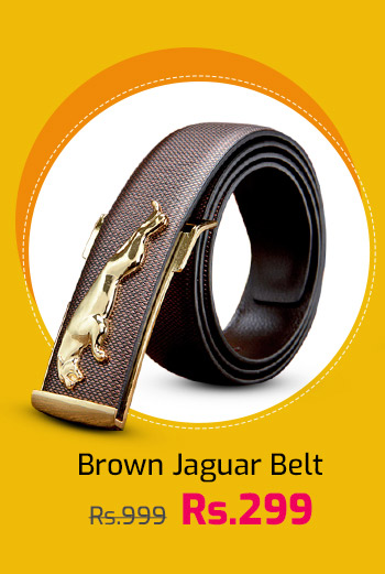 Brown Jaguar Belt