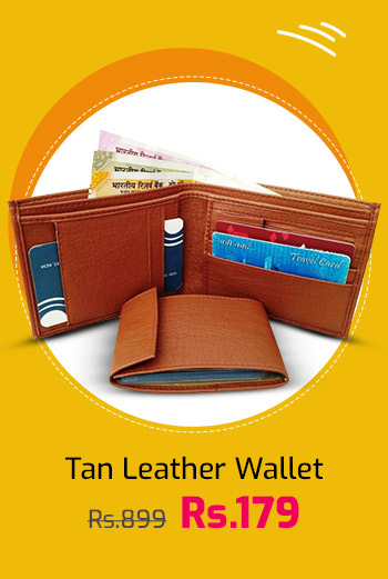 Tan Leather Wallet