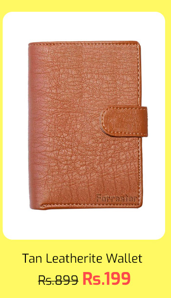 Tan Leatherite Wallet