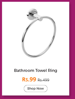  Damac Premium Stainless Steel Bathroom Towel Ring 