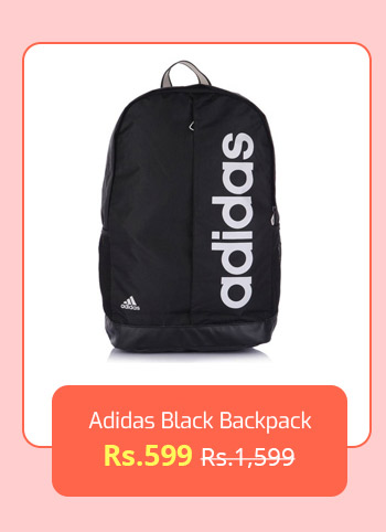 Adidas Black Backpack