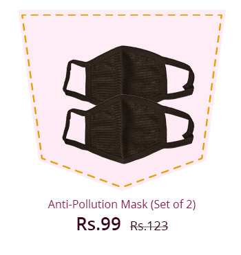  Set of 2 Anti/Pollution Mouth Mask 